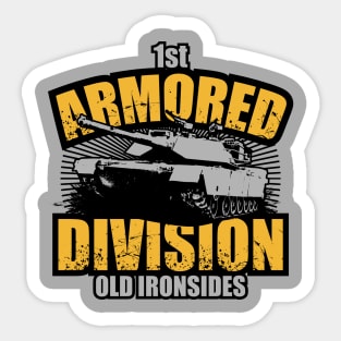 1st Armored Division Sticker